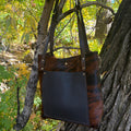 Handmade Hair on Hide Leather Boho & Western Tote Bag