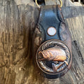 Bass Fishing Keychain, Large Mouth Bass Concho, Large Mouth Bass, Dad Gift