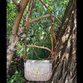 Handmade Hair-on-Hide Leather Crossbody Purse