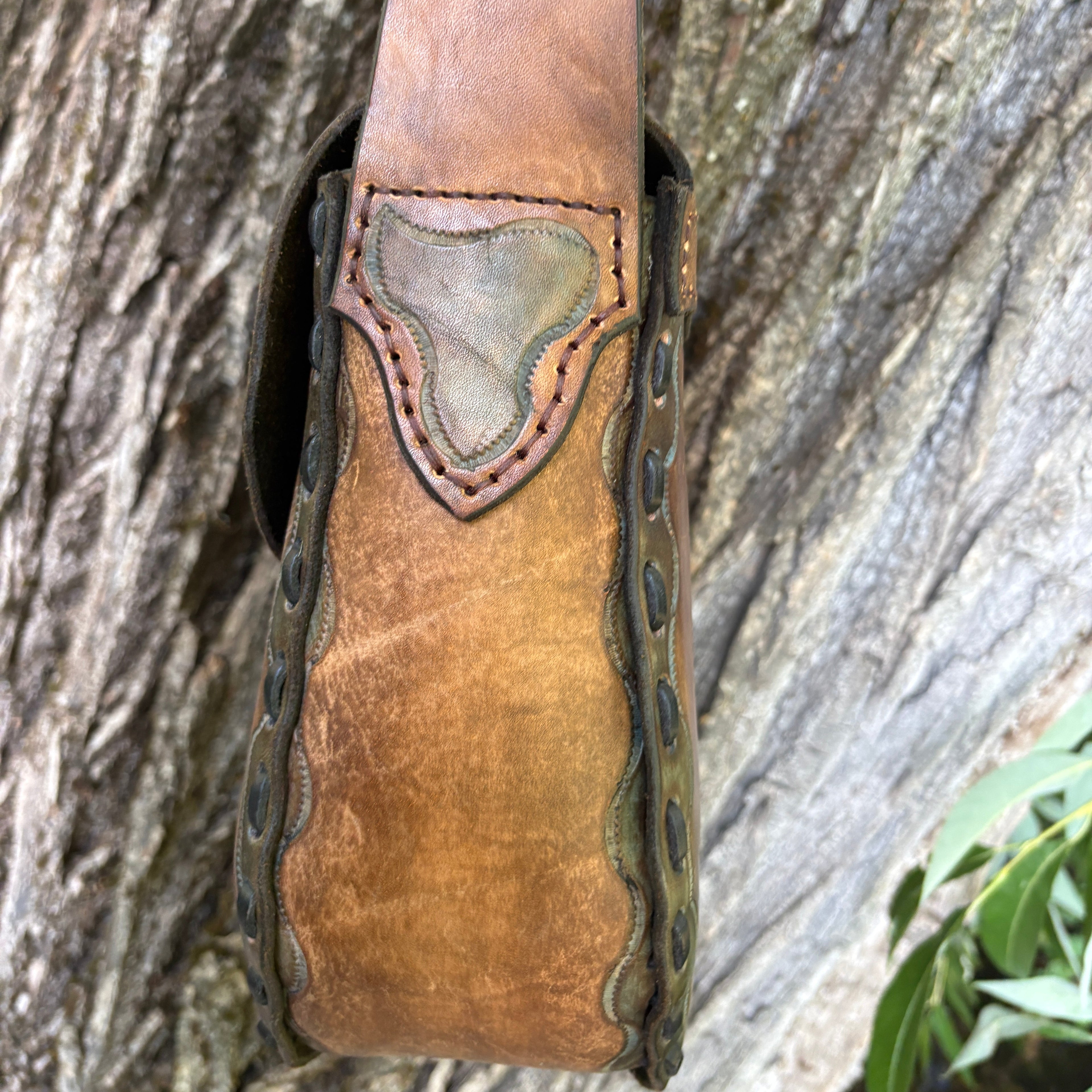 Handmade "Leah" Leather Crossbody Bag