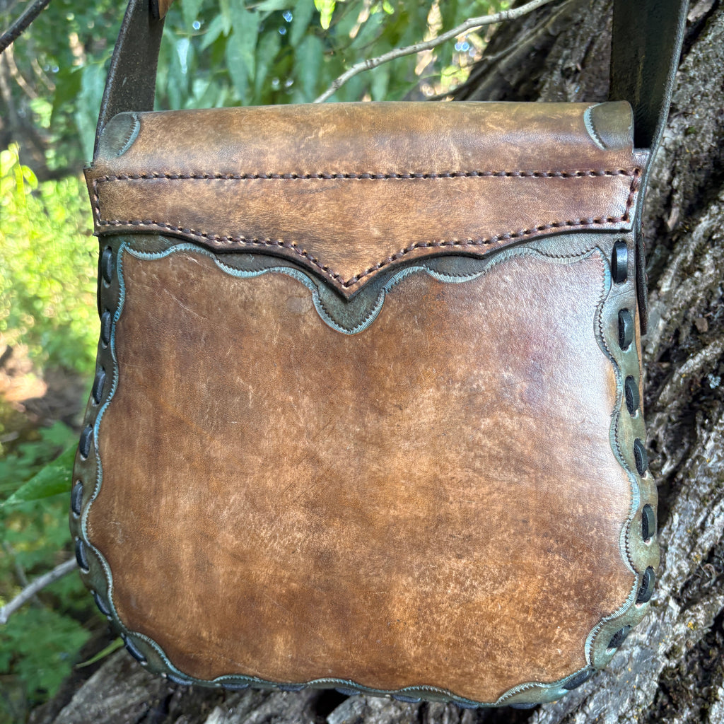 Handmade "Leah" Leather Crossbody Bag