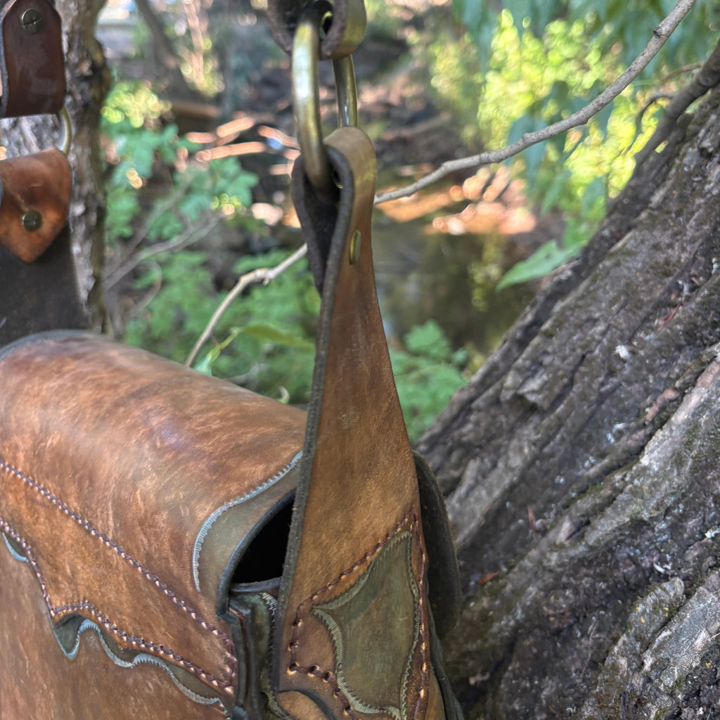 Handmade "Leah" Leather Crossbody Bag