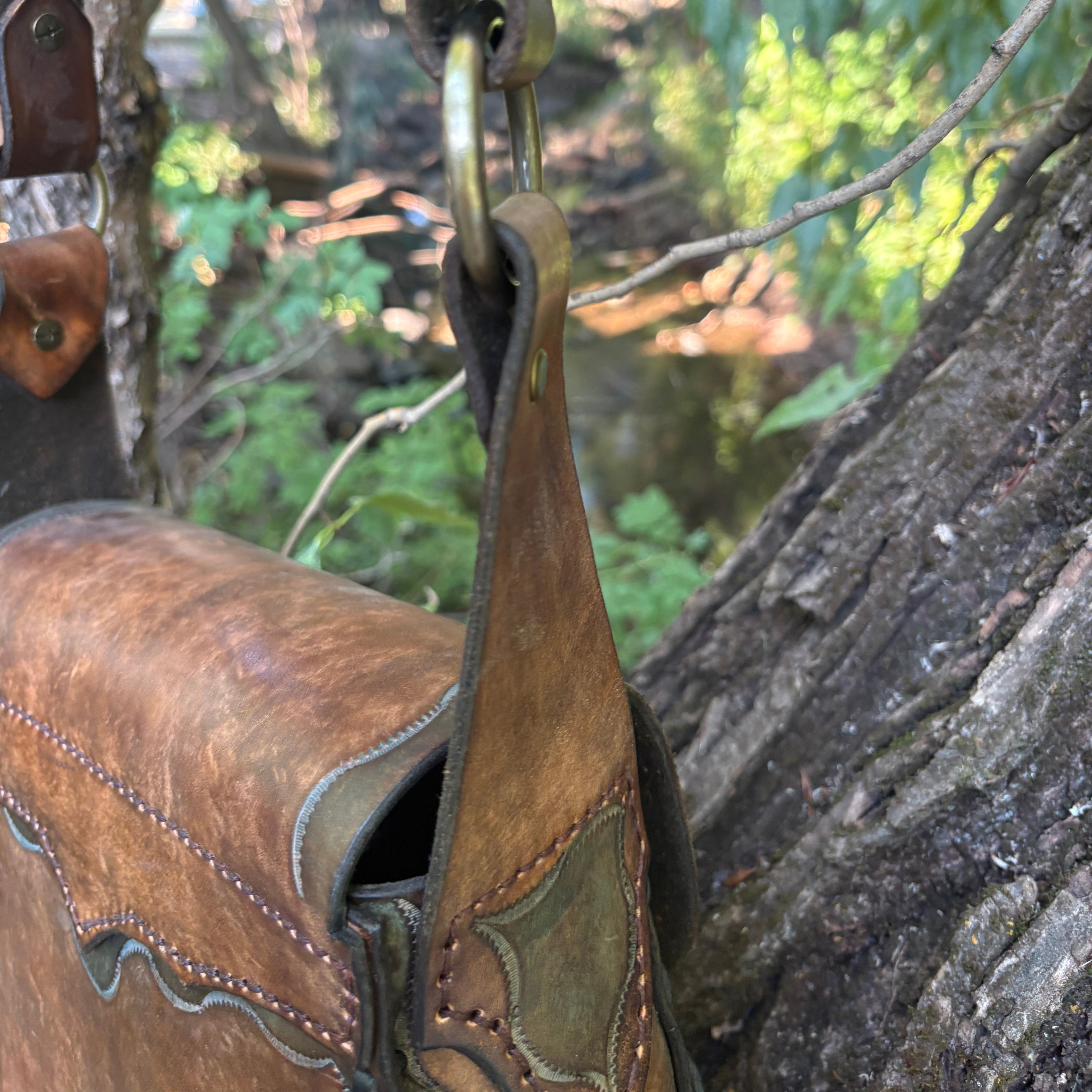 Handmade "Leah" Leather Crossbody Bag