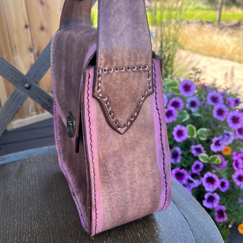 Handmade "Leah" Leather Crossbody Bag