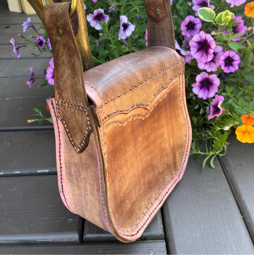 Handmade "Leah" Leather Crossbody Bag