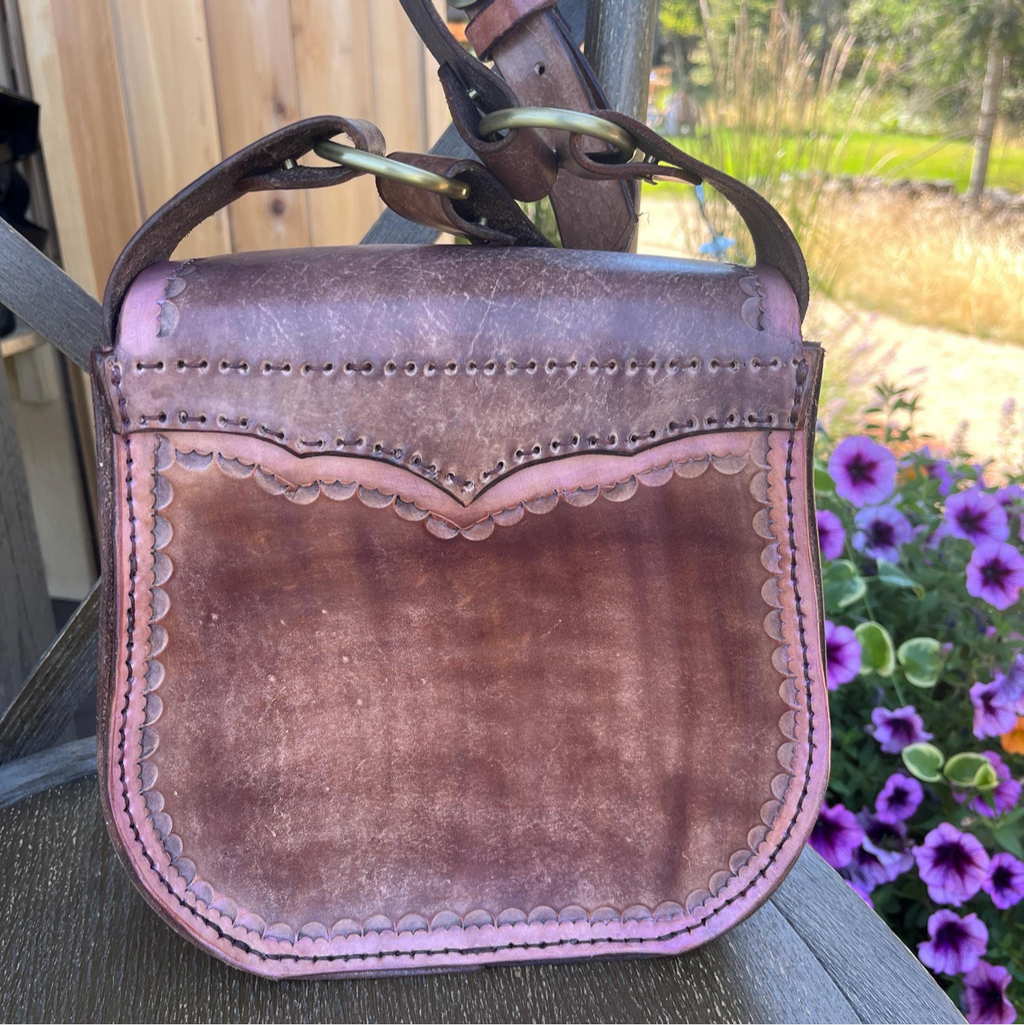 Handmade "Leah" Leather Crossbody Bag